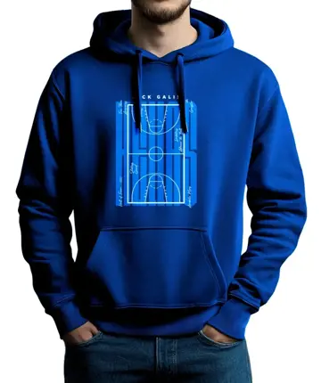 nickgalis.com Ανδρικό Φούτερ Ρουά - Nick Galis 'The Basketball Court'