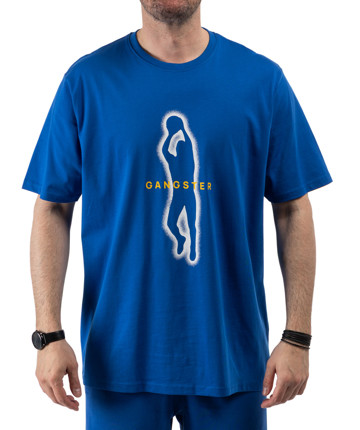 nickgalis.com Ανδρική Κοντομάνικη Μπλούζα Ρουά - Nick Galis 'Gangster's Figure'