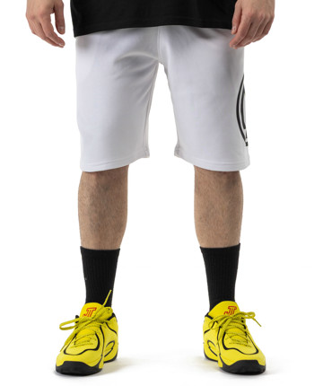 nickgalis.com Ανδρική Βερμούδα Λευκή - Nick Galis 'NG Logo'