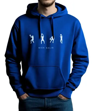 nickgalis.com Ανδρικό Φούτερ Ρουά - Nick Galis 'Four Figures'