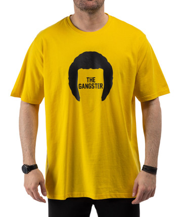 nickgalis.com Ανδρική Κοντομάνικη Μπλούζα Κίτρινη - Nick Galis 'The Gangster'
