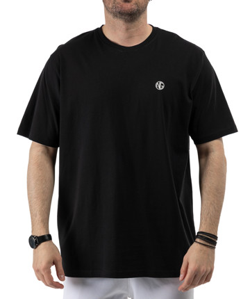 nickgalis.com Ανδρική Κοντομάνικη Μπλούζα Μαύρη - Nick Galis 'The G.O.A.T.'