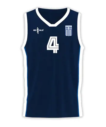 nickgalis.com Jersey Nick Galis 4 Blue