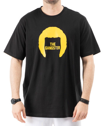 nickgalis.com Ανδρική Κοντομάνικη Μπλούζα Μαύρη - Nick Galis 'The Gangster'