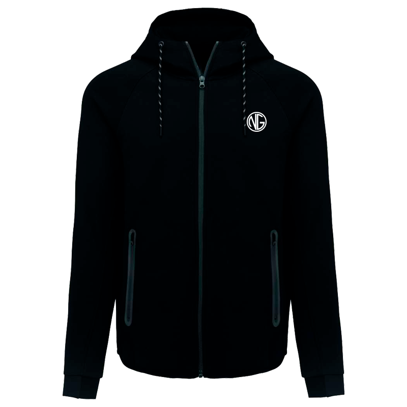 Dry Fit Full zip Hoodie Silicon Logo Nick Galis Official site