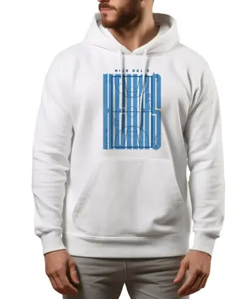 nickgalis.com Ανδρικό Φούτερ Λευκό - Nick Galis 'The Basketball Court'